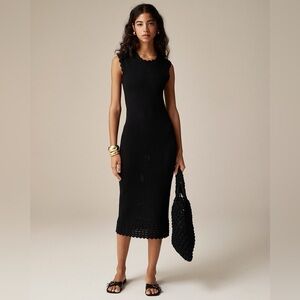 J.Crew Crochet open-back midi dress CA717